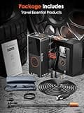Compressore Aria Portatile Auto, 150PSI Mini Compressore Portatile Senza Fili con Luce LED, Batteria Ricaricabile 6000mAh, 12V DC Gonfiatore Elettrico Portatile per Pneumatici Auto Moto Bici Palloni