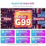 TECLAST T65MAX Tablet 13 Pollici 2.2GHz Helio G99 Octa-Core Gaming Tablet Android 14, Dual SIM 4G LTE+5G WiFi, 20GB RAM+256GB ROM(TF 8TB)10000mAh 18W PD/4 Altoparlanti/Widevine L1/13MP/BT5.2/GPS, 2025