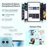 TECLAST P50 Tablet 11 Pollici 90Hz Android 15 Tablets, 16GB RAM+128GB ROM(TF 4TB), Doppio SIM 4G LTE+5GWiFi, 8000mAh, T606 Octa-Core 2GHz CPU, 13MP/GPS/Widevine L1/BT5/OTG/Type-C/3.5MM Jack/Metal-2025